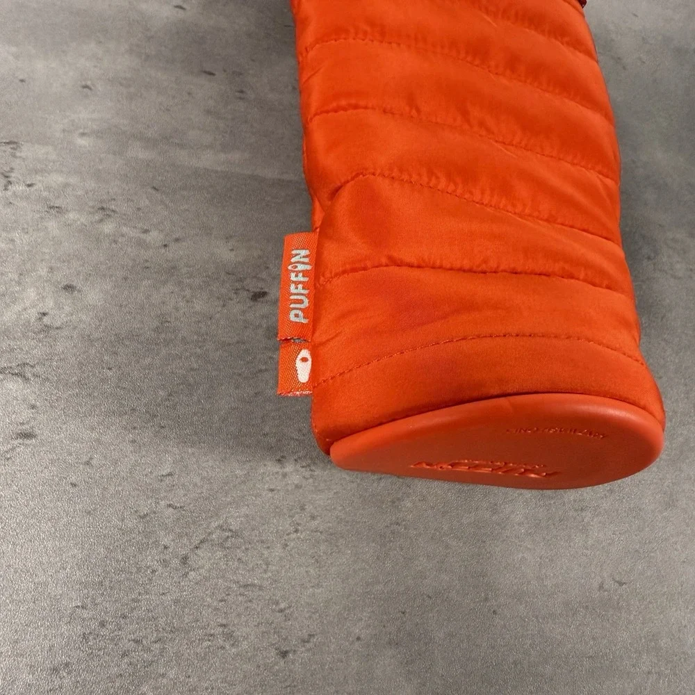 Puffin Drinkwear The OG Beverage Cooler Orange Sleeping‎ Bag Can Insulator New